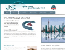 Tablet Screenshot of lincsourcing.com