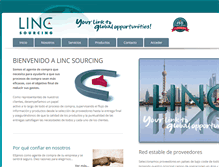 Tablet Screenshot of lincsourcing.es